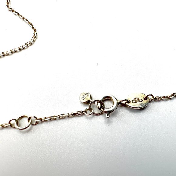 Links of London Silver Y Necklace  w/Iolite Slider—Effervescence Bubble 25" EUC - Picture 5 of 8